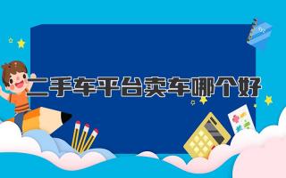 二手车平台卖车哪个好