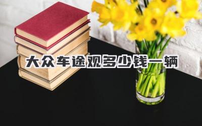 大众车途观多少钱一辆