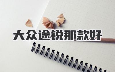 大众途锐那款好