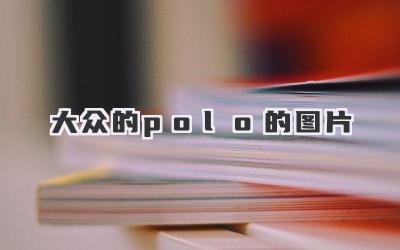 大众的polo的图片