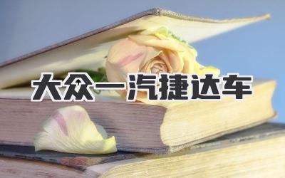 大众一汽捷达车