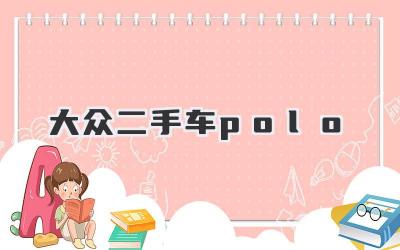 大众二手车polo