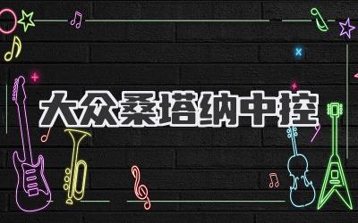 大众桑塔纳中控