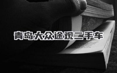青岛大众途观二手车
