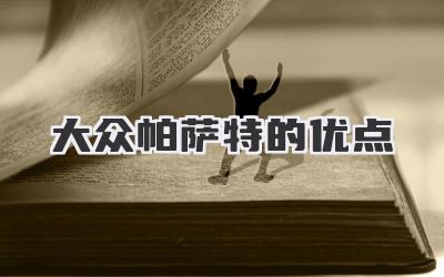 大众帕萨特的优点