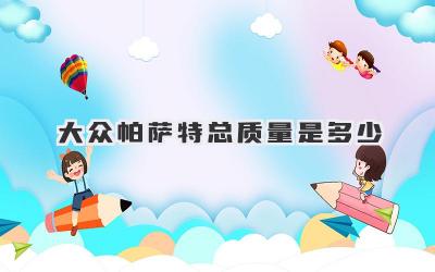 大众帕萨特总质量是多少