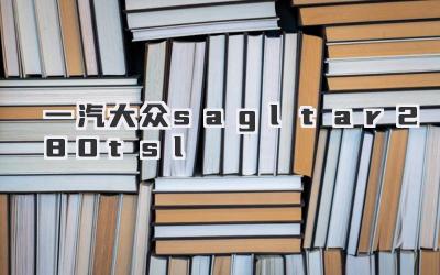 一汽大众sagltar280tsl