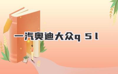 一汽奥迪大众q5l