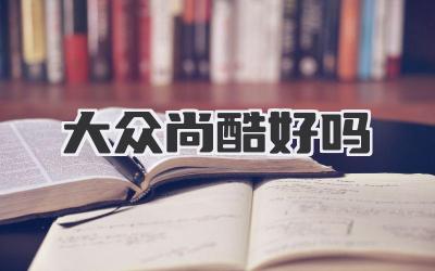 大众尚酷好吗