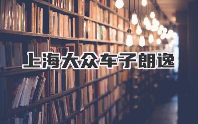 上海大众车子朗逸
