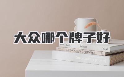 大众哪个牌子好