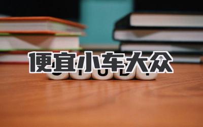 便宜小车大众