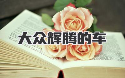 大众辉腾的车