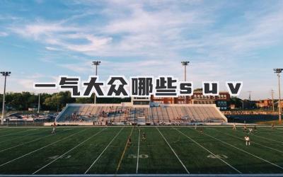 一气大众哪些suv