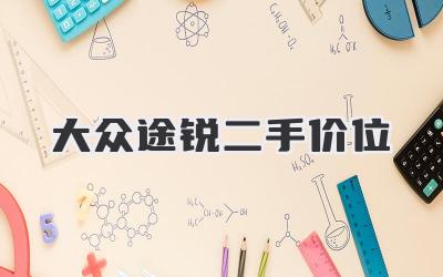 大众途锐二手价位
